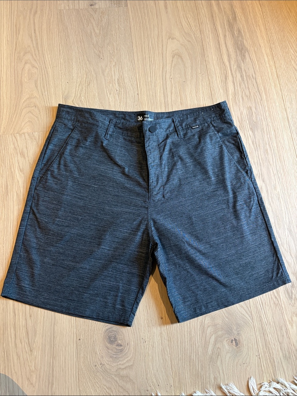 Hurley Men's Dark Gray Hybrid Shorts